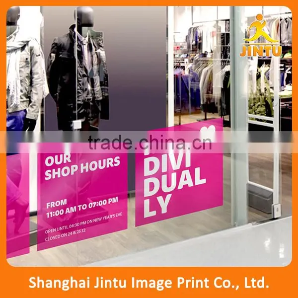 Indoor Vinyl Shop Window Graphics Sticker for Promotion photo-5