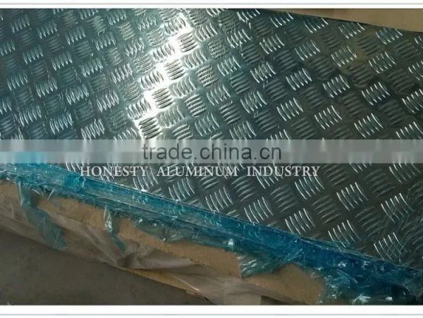 High Quality 5052 5754 5083 H32 H34 H36 Aluminum Chequred Plate photo-6
