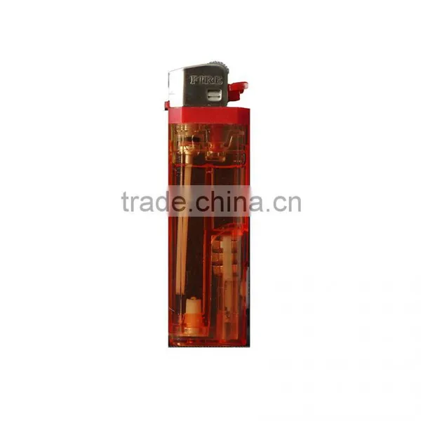 Cigarette Mini Flint Gas Lighter With Led Light HL-A11-8 photo-2