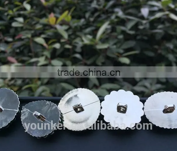 2016 Hot Sale New Style Rhinestone Acrylic Plastic Button Sewing Retail&wholesale Flower Center photo-2