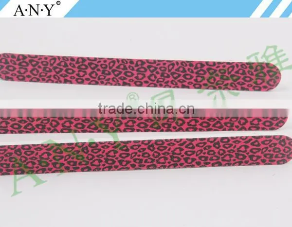 Nail Manicure Pink Leopard Style Cheap Promotional Nail Files 100/180 photo-2