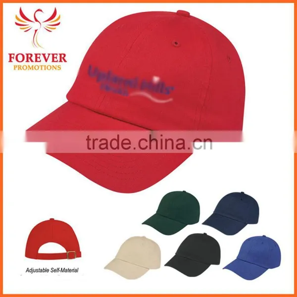 Hot Selling Caps Promo Logo Embroidery Brushed Cotton Twill Adjustable Visor Cap