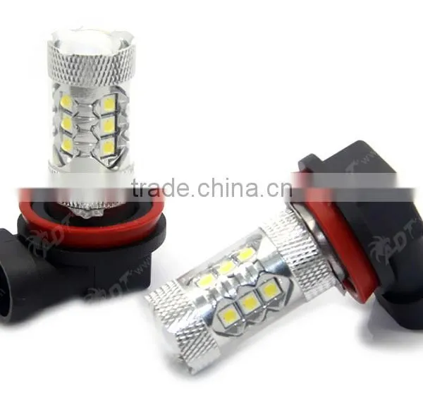 Pure White H11 80W Epistar LED Bulbs for Reverse Back up Lights photo-4