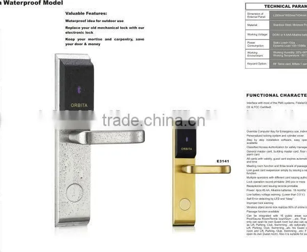 Waterproof Key Card Locks/hotel Lock /IC Hotel Lock (promotion) photo-5