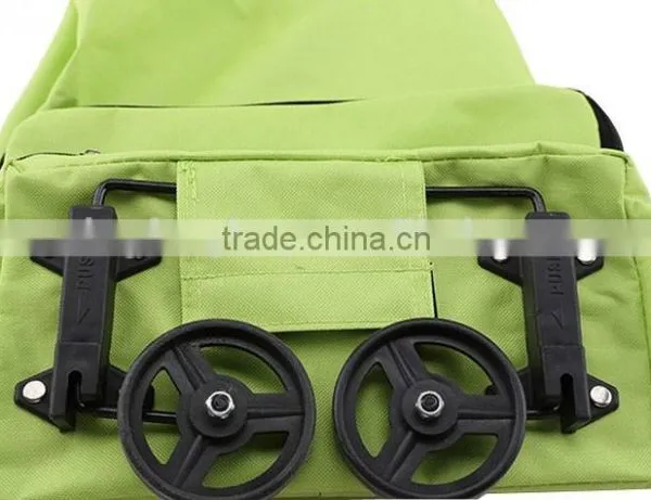 Wholesale Cheap Shoulder Handled Portable Pooh Vegetable Shopping Trolley Bag photo-5