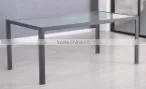 2016 New Style Cheapest Modern Tempered Glass Outdoor Table and Chair