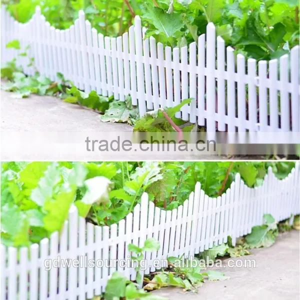 White Fence Plastic Fence Garden Fencing Wholesale Foldable Green Garden Fence Good Quality Plastic Garden Gate photo-2