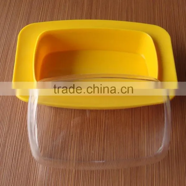Hot Sale Reusable Plastic Butter Dish/container With Customer Printing photo-2