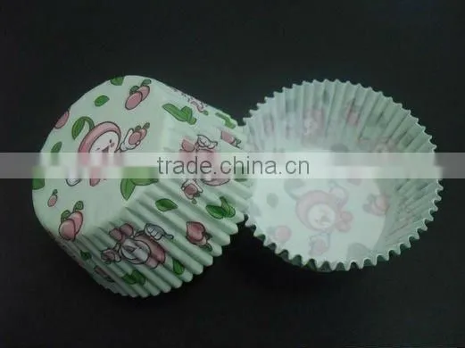 Cartoon Design Cupcake Paper Trays for Baby Showers