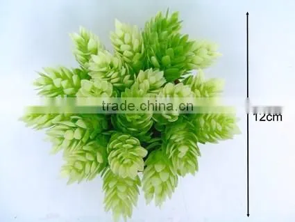 H11cm Plastic New Cone Pine Potted Flowers for Table Decoration photo-2