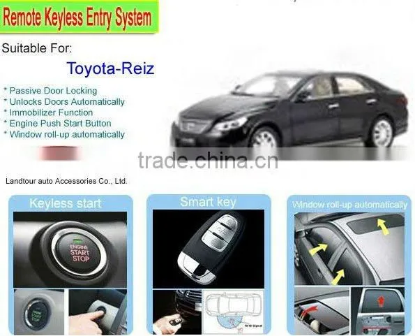 For TOYOTA REIZ Dedicated PKE Remote Control Entry System