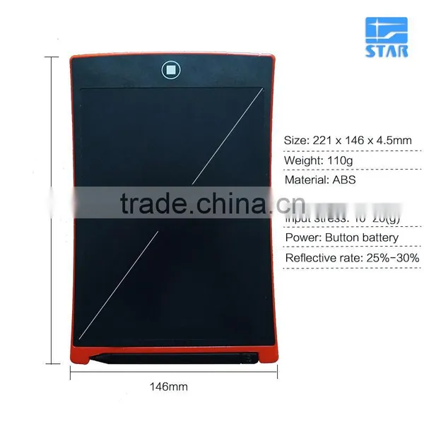 New Arrival Portable Paperless 8.5 Inch Electronic Notepad LCD Writing Board Drawing Tablet photo-6