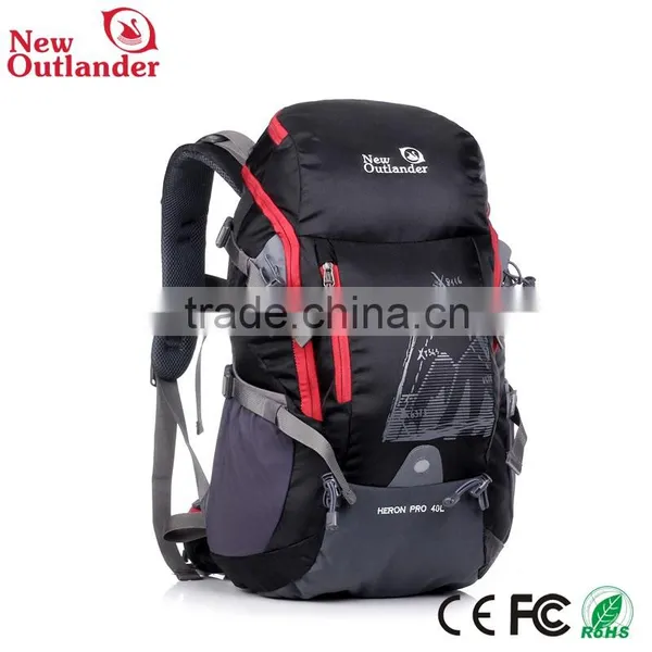 Outdoor Waterproof Internal Frame Hiking Backpack With Height Adjustment photo-2