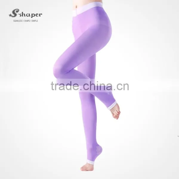 S-SHAPER China Factory Sleep Legging Overnight Colorful Leggings Slimming Stocking Sex Open Toe Pantyhose Beauty Leg photo-2