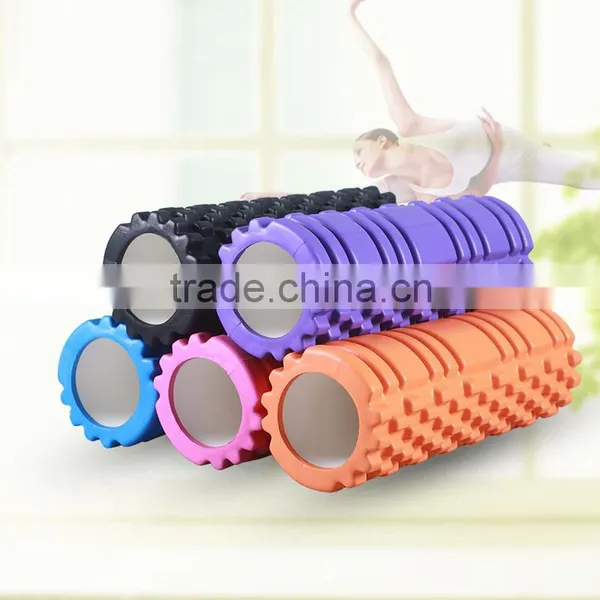 Medicine Foam Roller 12"4" With Grid for Deep Tissue Massage and Muscle Therapy Eva Yoga Roller Fitness Equipment