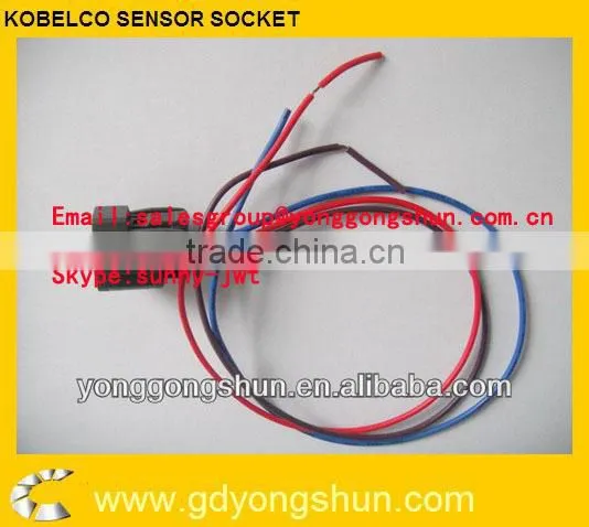KOBELCO EXCAVATOR SENSOR SOCKET,EXCAVATOR ELECTRICAL PARTS