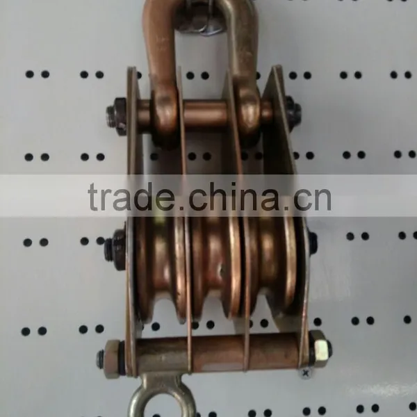 Hardware Forged Galvanized Electric Pulley Block photo-3