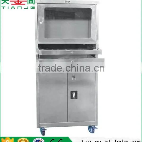 Taiwan TJG Network Metal Box Cabinet Popular Office With Operation Button Equipment Cabinet For Computer Screen And Host photo-6