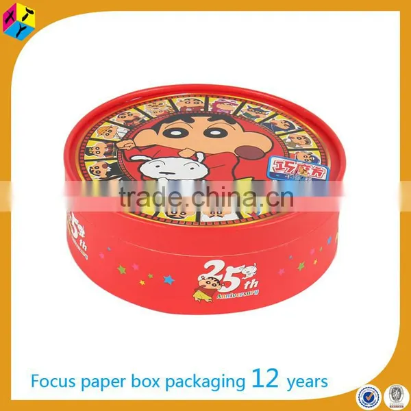 Wholesale Round Cylinder Cardboard Gift Box Cute Packaging photo-4