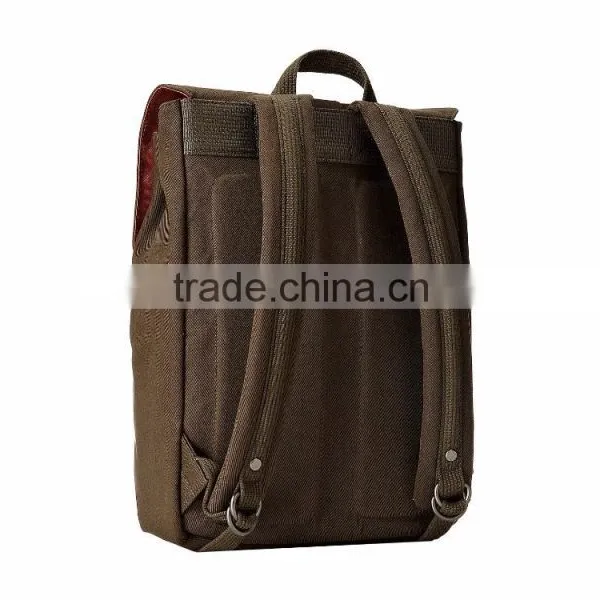 Cotton Canvas Laptop Backpack photo-2