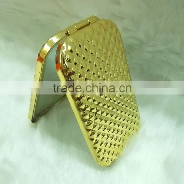 Gold Butterfly Pocket Mirror With Rhinestone photo-3