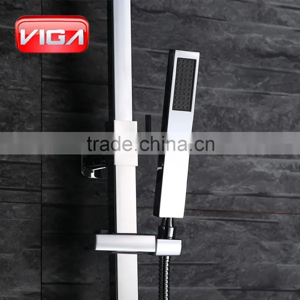 Thermostatic Faucets Feature Shower Head Chrome Surface Finishing photo-5
