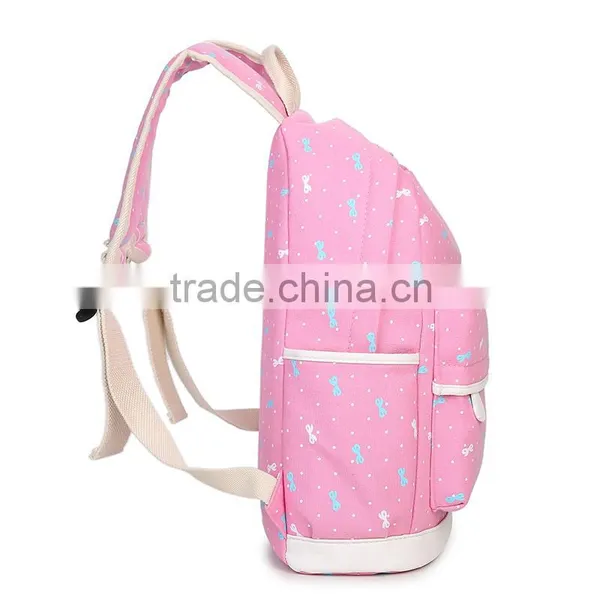 Canvas Young School Bag, 3pcs School Bag Set photo-5