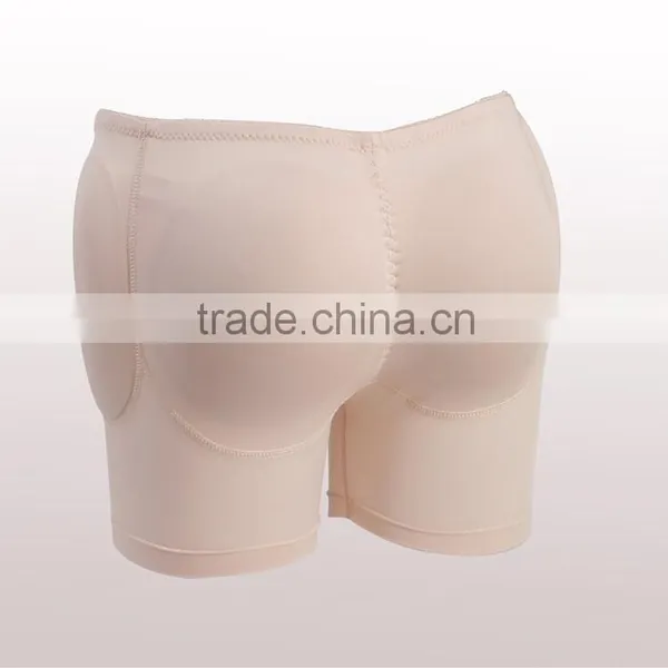 New Style Wholesale Hip Shaper Buttock Lifting Underwear Silicone Buttocks Padded Panties With Cotton Pad Beige Black