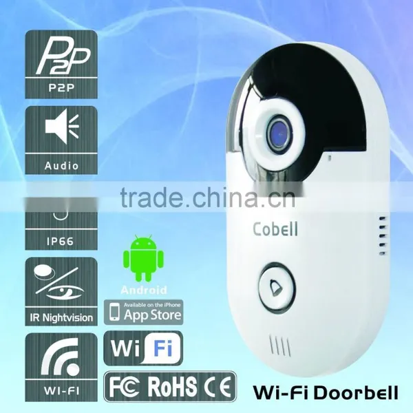 P2P Wifi Video Intercom Doorbell for Smartphone