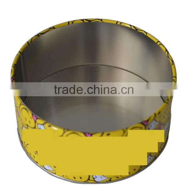 Lovely Round Metal Tin Box/gift Customized Size Tin Box/2016 Costom Designed Fashion Round Tin Box photo-2