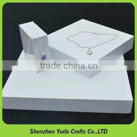 Colorful Luxury MDF Acrylic Jewelry Display Sets Elegant Necklace Rings Earrings Display Durable Jewellery Holder Stand photo-6