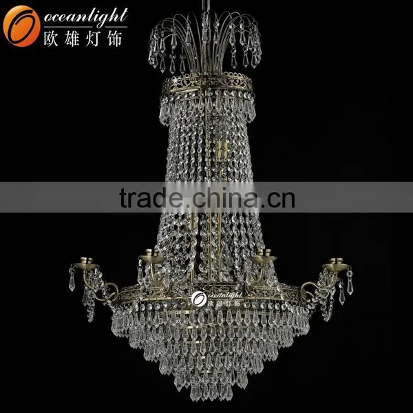 Glass Crystal Chandelier,gold Crystal Chandelier Om81090-D66 H89 L8 photo-2