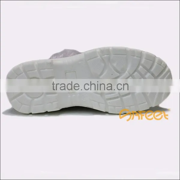 Microfiber Leather Safety Canvas Shoes Smash-proof Steel Toe Safet Shoes Entry Safety Shoes SA-6301 photo-4