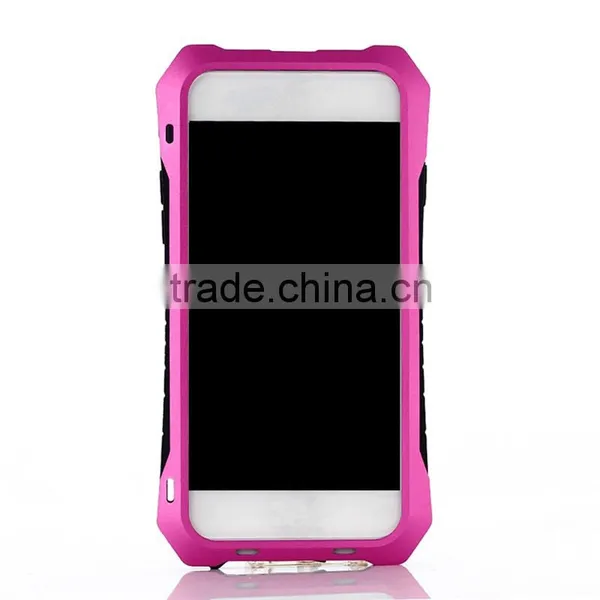 Luxury Aluminum Metal Frame Rubber Silicone Bumper Hard Case Cover for Xiaomi Mi4i for Samsung Galaxy Mega 6.3 for Sony photo-2