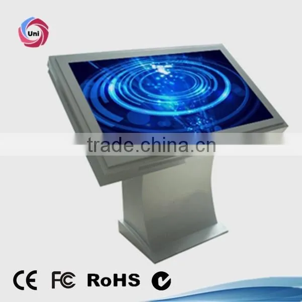 Wifi 42 Inch Floor Stand Horizontal Multi Touch Screen Lcd Interactive Kiosk photo-3