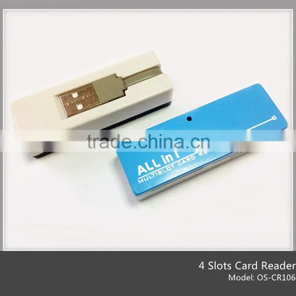 Bulk Cheap Oem Logo 4 Slots Card Reader Writer(OS-CR106) photo-3
