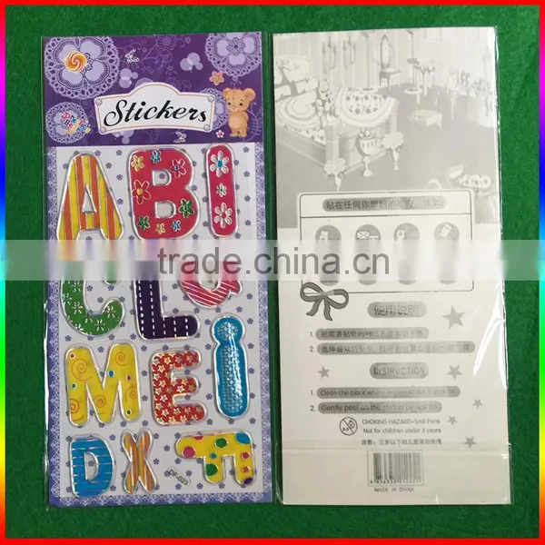 Embossed PVC Stickers Asphalt Stickers/letter Stickers photo-3