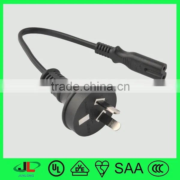 Australia 2 Pin Plug Extension Cords Flat Plug SAA Power Plug With 303 Switch photo-6