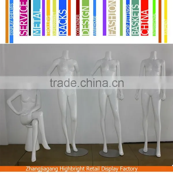 White Female Glossy Color Mannequin