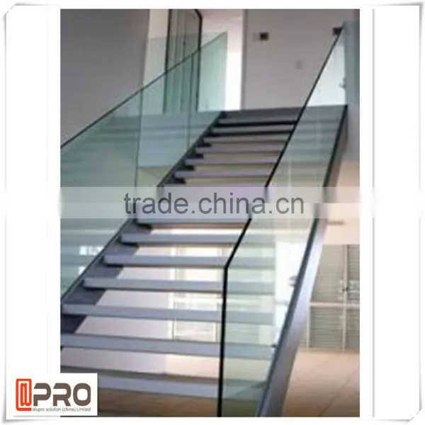 New Design Modern Stair Railing Glass Aluminium Balustrade photo-6