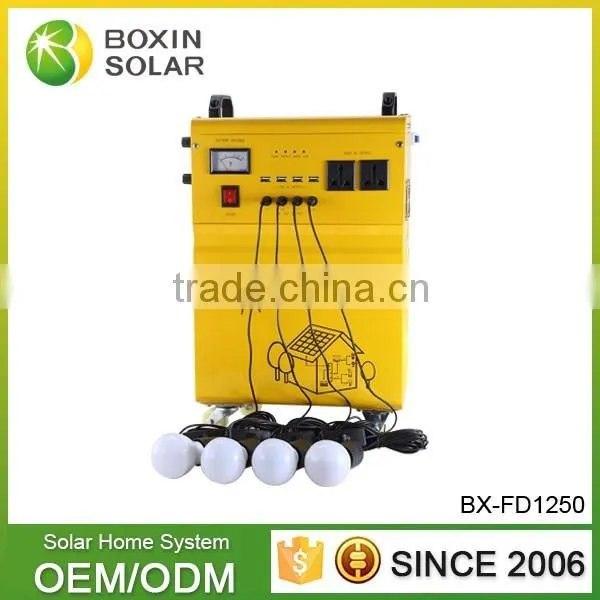 China Supplies New Coming Bright 50W Portable of 110V or 220V Solar Powered Lamps