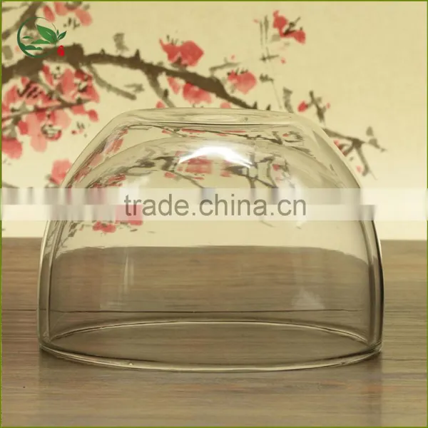 Good Heat Dissipation Matcha Bowl Chawan Double Wall Glass Bowl photo-4