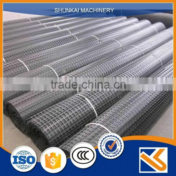 Free Sample Pp/pet Fiber Geogrid Polyester Mine Grid photo-5