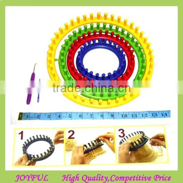 New Design Mix-color Plastic Circular Loom Knitting
