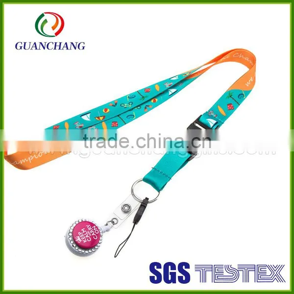 Custom Retractable id Badga Card Holder With Clip Lanyard photo-3