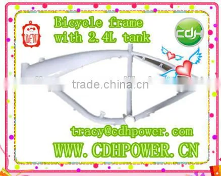 Motor 80cc Para Bicicleta/Bicycle V Frame With 2.4L Tank/moped Bicycle Frame photo-2