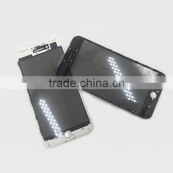 4 in 1 Original Cold Press Glue Glass With Frame With Oca With Polarizer Film Assembly for IPhone photo-4