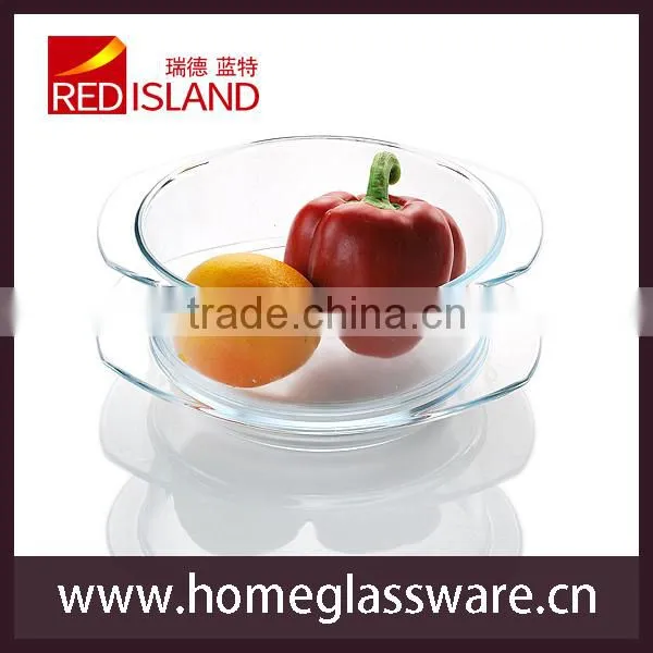 0.7L Transparent Tempered Glass Bowl Set for Microwave Oven photo-4