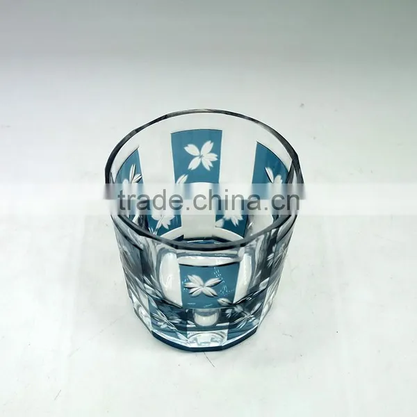 Japan Edo Kiriko 12oz Tumbler Cups Whisky Cup Glass Drinking Cup photo-3