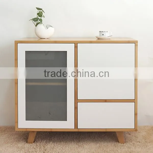 Practical Natural Bamboo Storage Cabinet for Kitchen Corner Design photo-3